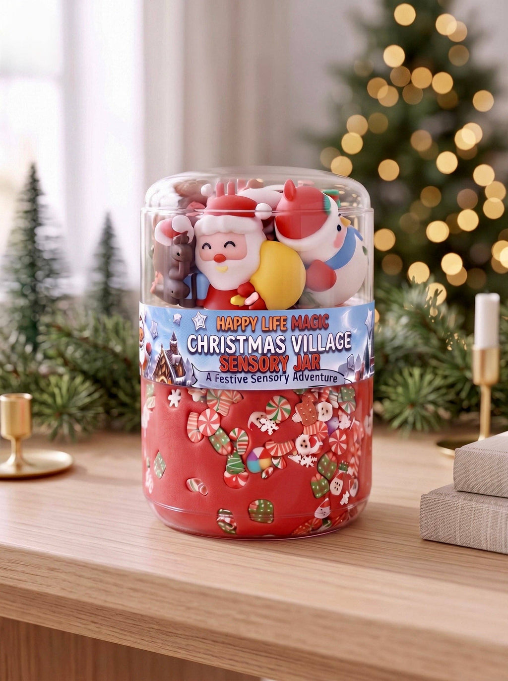 Christmas Dough Jars
