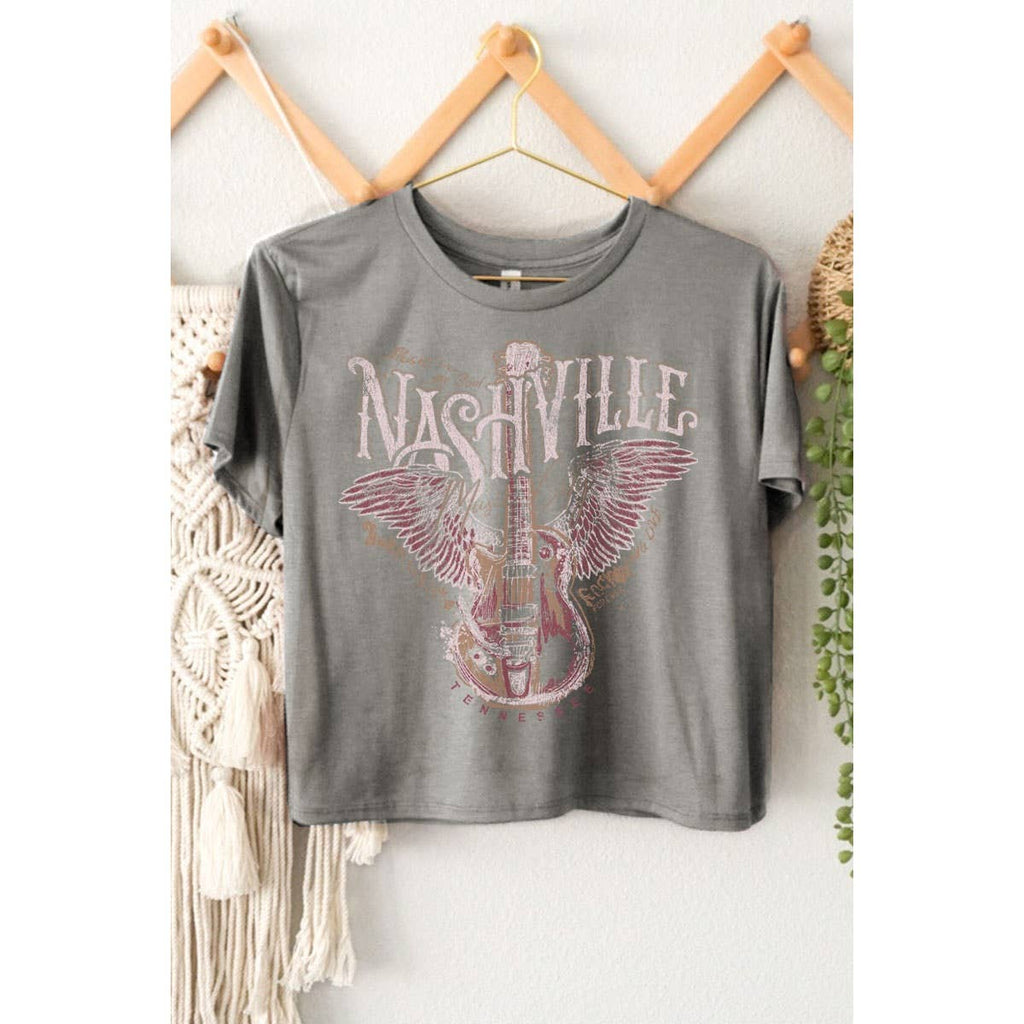 NASHVILLE GRAPHIC CROP TOP