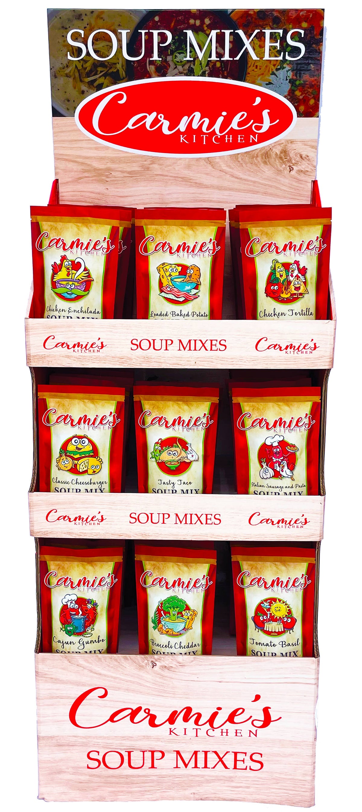 SOUP STARTER KIT WITH 9 DZ BEST-SELLING SOUP MIXES
